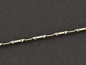 chain6 jóias ouro printable de prata cadeia colar colares pulseira a moda beleza casamento o engajamento vintag jóia diamante pingente 3d print model - Mito3D