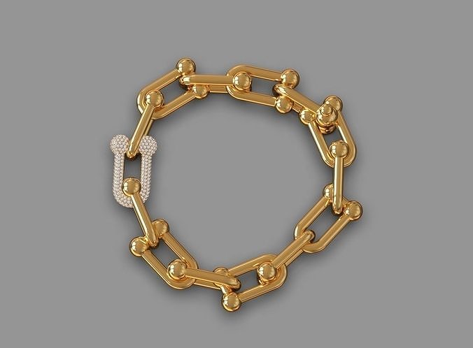 catena braccialetto gioielleria diamante tiffany orecchini brillante tifany anelli squillare oro pendente tiffani braccialetti 3D print model - Mito3D