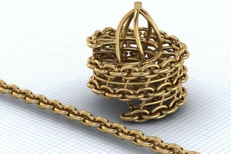 chaîne bracelets idée jeter fonderie grappes poids architectonique ferronnerie grille forgé treillis bijoux 3d print model - Mito3D