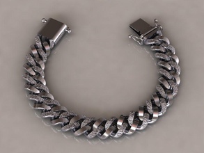 cadena esposas 10 collar herramienta llavero enlace eslabón plata bloquear hombres moda joya joyería 3d print model - Mito3D