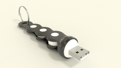 Kette Fall Mantel Nano USB device Design Element Technologie Gerät Hobby DIY Elektronik 3d print model - Mito3D