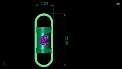 catena collegamento gioielleria medusa gorgone 3d 3dmodel pagare pay3dmodel braccialetti 3d print model - Mito3D
