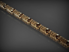 catena di collegamento 111 gioielli oro argento braccialetto collana con pendente stampabile la sterlina engagem fidanzamento moda e bellezza ciondolo bracciali 3d print model - Mito3D