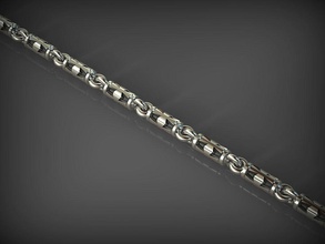 chain-link 130 Schmuck Kette Halskette Silber bedruckbar ist sterling Juwel Mode-Schönheit - Armband gold vintag Hochzeit Anhänger Armbänder 3d print model - Mito3D