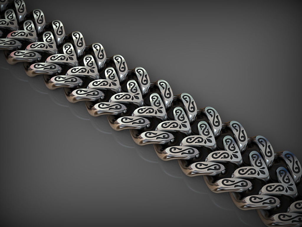 ligação 150 correntes elo pulseira pulseiras santayork 3d 3djewelry 3dmodel joalheria casamento homens homem motociclista prata ouro gema joias legal jóia cara 3D print model - Mito3D