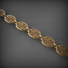 chain link 15 Schmuck Kette chainlink Ketten Halskette Juwel - Armband gold Kleidung Armbänder 3d print model - Mito3D
