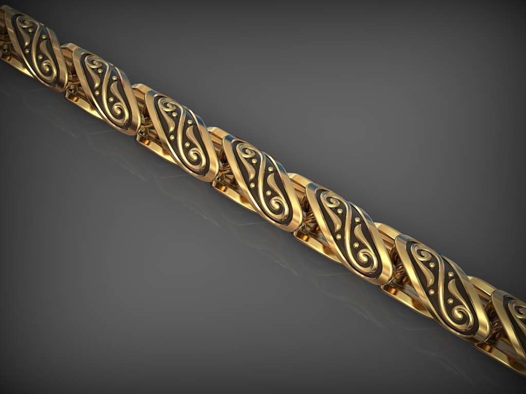 ligação 162 projeto ouro prata correntes pulseira pulseiras colar colares joalheria jóias santayork babochka imprimível modelo 3d moda casamento noivado 3D print model - Mito3D