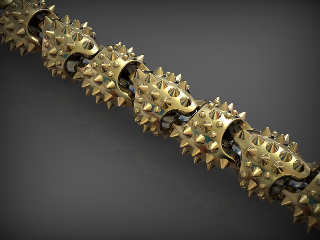 maillon de chaîne 168 luxe la les chaînes le bracelet bracelets santayork babochka collier des colliers bijoux imprimable or d'argent shell armure dragon cad brutal mode 3D print model - Mito3D