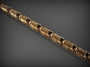 elo da cadeia 18 jóias arames o link cadeias colar pulseira jóia roupas ouro beeds pulseiras 3d print model - Mito3D