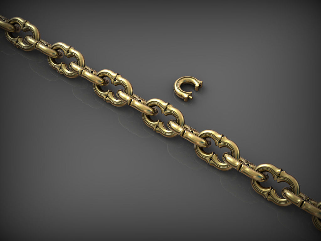 ligação 207 correntes colar colares pulseira pulseiras prata ouro imprimível joalheria jóias santayork babochka fechadura casamento noivado âncora jóia moda 3D print model - Mito3D