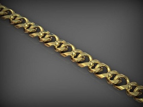 ligação 218 correntes pulseira pulseiras colar colares prata ouro imprimível joalheria jóias luxo moda cubano santayork babochka Casamento anel noivado poção 3d print model - Mito3D