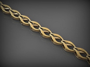 Zincir bağlantı 221 zincirler bilezik bilezikler kolye kolyeler Santayork Babochka gümüş altın takı mücevher yazdırılabilir moda ışık Kadın gençlik tiktok lüks 3d print model - Mito3D