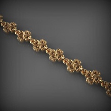 maillon de chaîne 2 bijoux la lien or d'argent les chaînes joyau vêtements des personnages liens le bracelet collier miniatures défi d'autres 14k 925 livre sterling bracelets 3d print model - Mito3D