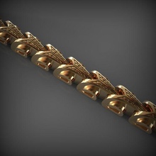 el eslabón de la cadena 41 joyería chainlink enlace cadenas collar pulsera joya oro ropa plata los enlaces las pulseras 3d print model - Mito3D
