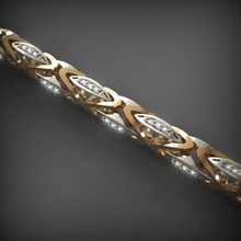 66 zincir bağlantı takı link tarafındaki zincirleri kolye bilezik mücevher altın giyim bağlantılar 3d print model - Mito3D