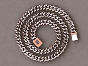 chain necklace 01 jewelry keychain chainlink lock chainnecklace biker jewel 3dprint designjewelry caddesign caddesignjewelry link silver motorbike necklaces 3d print model - Mito3D