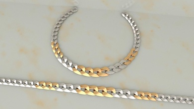 chain necklace lightweigt chain necklace link chainlink silver gold jewel jewellery 3dprint pendant fashion wedding woman jewelry necklaces