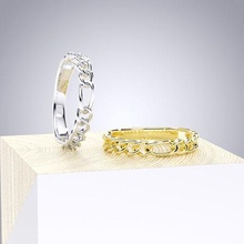 Kette Ring my031 Schmuck druckbar Hochzeit Diamant Platin Sterling Gold Silber Ringe 3d print model - Mito3D
