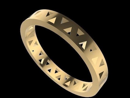 chain ring stl verified jewellery jewelry printable diamond fashion prototyping 3d cad stylish design modern gold designer rings 3d print model - Mito3D