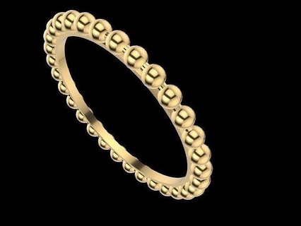 chain ring stl verified jewellery jewelry printable diamond fashion prototyping 3d cad stylish design modern rings 3d print model - Mito3D