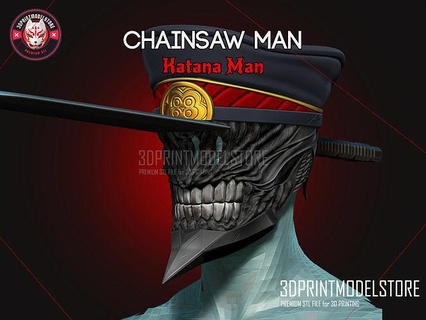 Chainsaw Man Full Form Helmet - Denji Anime Cosplay 3D Print Model by  blackstar90
