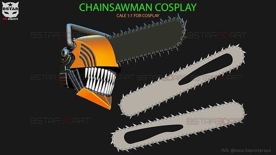 chainsaw man cosplay - denji collection anime toys games monster halloween 3d print model - Mito3D