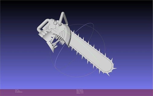 chainsaw man head printable assembly 3d printing replica cosplay anime games toys 3d print model - Mito3D