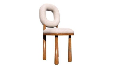 sedia poltrona legna cenare camera vita mobilia casalinghi interni legno pelle tavolo Casa 3d print model - Mito3D