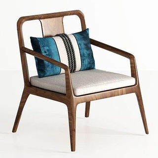 chaise 001 meubles intérieur fauteuil siège conception moderne chambre bois table vivant sièges canapé contemporain maison 3d print model - Mito3D