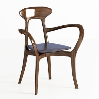chaise 2 meubles intérieur fauteuil siège conception moderne chambre bois table vivant sièges canapé contemporain maison 3d print model - Mito3D