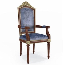 chair classic 18 furniture throne antique upholstery wood armchair leather interior seat family comfort stool retro carve ornate contemporary lounge emperor house 3d print model - Mito3D