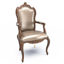 silla clásico 26 mueble trono antiguo tapicería madera Sillón cuero interior elegante comodidad retro diseño Moda lujo salón asiento contemporáneo florido casa 3d print model - Mito3D