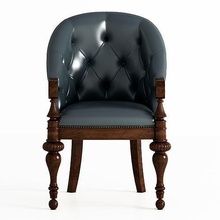 silla clásico 31 mueble trono antiguo tapicería madera Sillón cuero interior comodidad asiento contemporáneo sentar elegante Moda aislado sofá lujo familia casa 3d print model - Mito3D