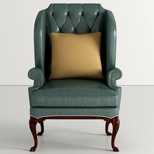chair classic 3 furniture throne antique upholstery wood armchair leather interior seat sofa comfort ambient cushion minimalist contemporary luxury design lounge house 3d print model - Mito3D