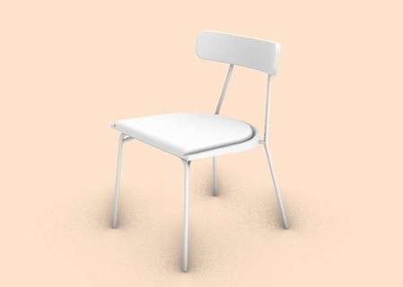 sandalye dekorasyon yaşayan oda modern iç mobilya oturma yeri boş çağdaş aile konfor Odun yalıtılmış minimalist tasarım mimari dekor ev 3d print model - Mito3D