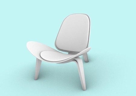 chair decoration living room modern interior furniture contemporary minimalist seat comfort elegant relaxation sit design architectural decor house 3d print model - Mito3D