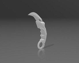 champions 2021 karambit melee valorant riot riotgames games model toys game accessories knife dagger bladed weapon blade sword specops 3d print model - Mito3D