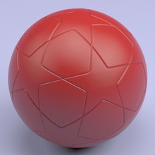 campeonato bola futebol stl futsal 3d impressão miniaturas desafio jogos brinquedos 3d print model - Mito3D