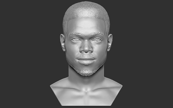 oportunidad rapero busto 3d impresión Listo stl obj formatos popular fumar travis Scott notorio biggie celebridad famoso eminem arrendajo fisgonear perrito dre Kanye Oeste cantante diddy Arte esculturas 3D print model - Mito3D