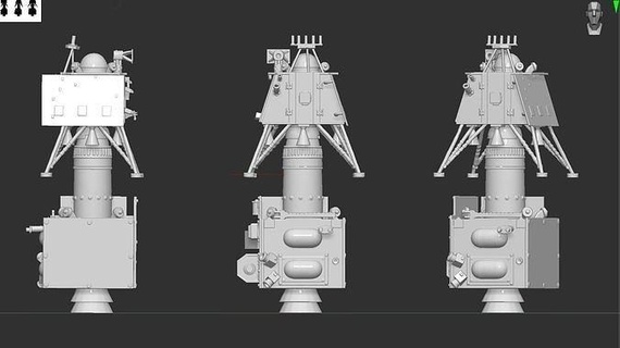 Chandrayaan Platz Rakete Mittagessen Saturn Mond NASA Luft Raumfahrt Leistung Satellit mächtig Skulpturen chandrayaan3 Indien isro Lander Antrieb Modul Wissenschaft Technologie Ingenieurwesen 3d print model - Mito3D