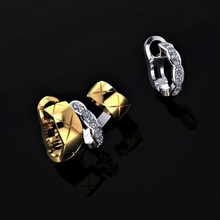 Chanel boucles d'oreilles 16 bijoux luxe élégant bague gemme or argent mariage diamant boucle d'oreille bracelet colliers pendentif rhinocéros accessoire beauté mode conception goujat bijou 3d print model - Mito3D