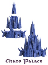 kaos saray manzara senaryolar terrian yazdırılabilir warhammer savaş oyunu masaüstü masa desteksiz gotik zindanlar ejderhalar yol bulucu kesişmeler oyunlar oyuncaklar oyun aksesuarlar 3d print model - Mito3D