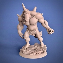 chaos unicorn of love 3d printing miniatures miniature 3dprinting boardgame warhammer ageofsigmar creature games toys board 3d print model - Mito3D