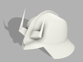 caracteres aznable capacete gundam redcometa encantador zeon cosplay cosplayprop moda 3d print model - Mito3D