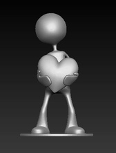 le caractère de l'amour du modèle 3d la sculpture figure personnes toyart 3dprint art sculptures statue classique imprimée 3dmodel 3d print model - Mito3D