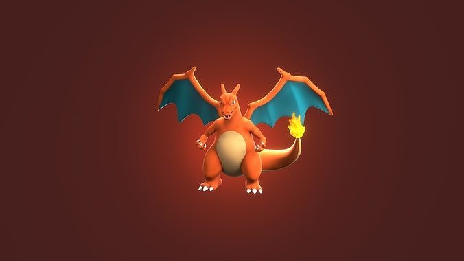 charizard Pokemon anime charmander charmeleon Giochi giocattoli 3D print model - Mito3D