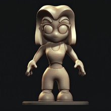 Charlie amelio Damelio tiktok tik tok Tiktokers Sanat heykeller 3d print model - Mito3D
