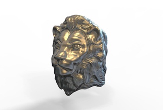 charm lion art sculpture animals jewelry bracelets 3d print model - Mito3D