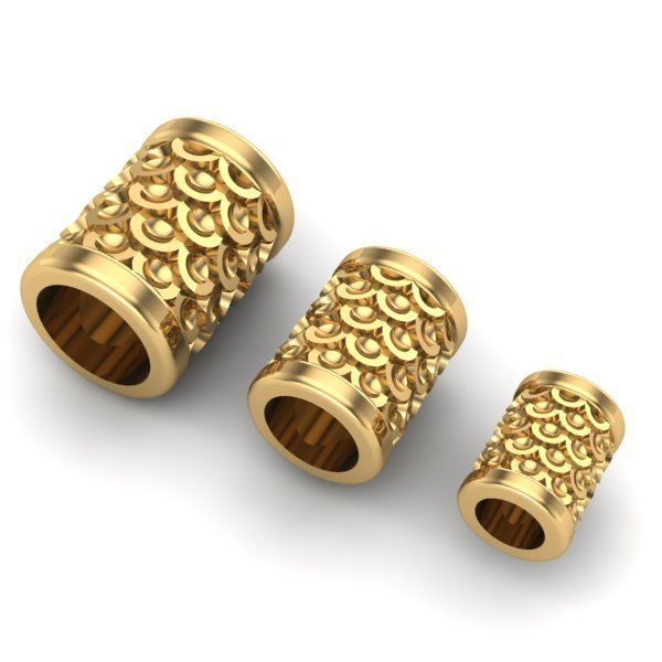 charms-Leiste anzuzeigen Schmuck Charme braceletcharm gold Silber Juwel tesselcaps - Armband Leder andere Armbänder 3D print model - Mito3D
