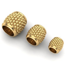 breloques or tissé perle charme bracelet argent bijou bijoux tesselcaps cuir bracelets 3d print model - Mito3D